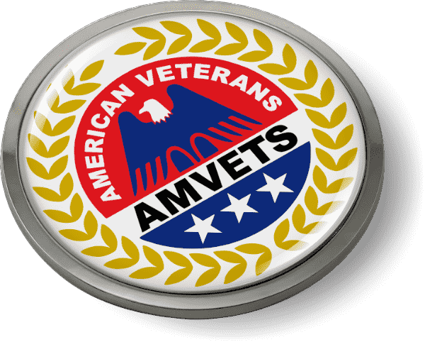 AMVETS American Veterans 3D Emblem